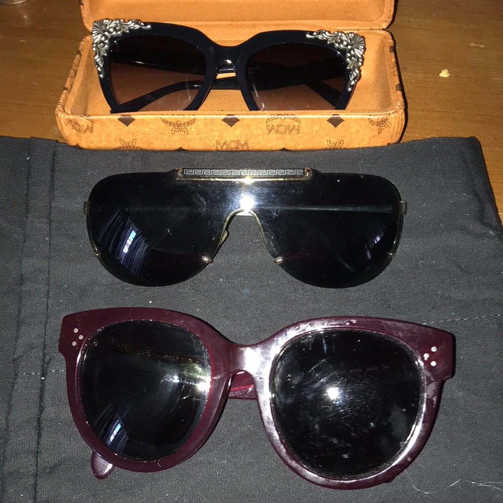 Mcm , Versace , Celine glasses